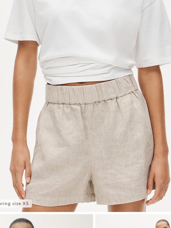 J. Crew Pants - J. Crew Women’s Small Linen Shorts Tropez Flax Pockets 5" Inseam Size Small